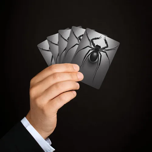 Vista 4 de Brian Bula Spider Playing Cards Spider Solitaire Halloween Scary Horror Poker Cards Spider Solitaire Halloween Scary Horror Poker Cards