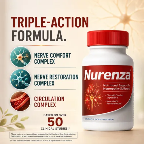 Vista 4 de Vita Sciences Suplemento de neuropatía Nurenza para la salud nerviosa y reparación rápida. Forma natural R-ALA 40x Fuerza con vitaminas