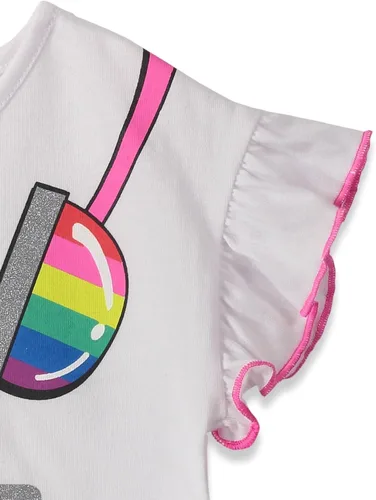 Vista 6 de Trolls Poppy - Conjunto de 3 piezas con falda de tul y diadema para niñas pequeñas a grandes