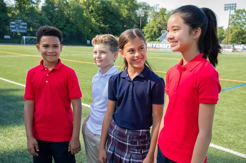 Vista 4 de French Toast Girls' Short Sleeve Stretch Pique Polo-2 Pack