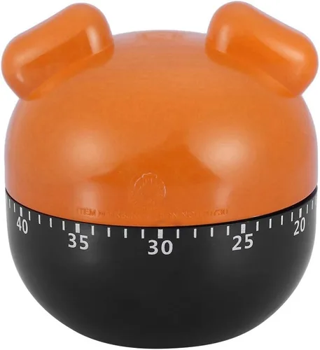 Vista 8 de Temporizador de cocina mecánico con forma de perro lindo temporizador de cuenta regresiva de 55 minutos, no requiere batería, reloj de cocina