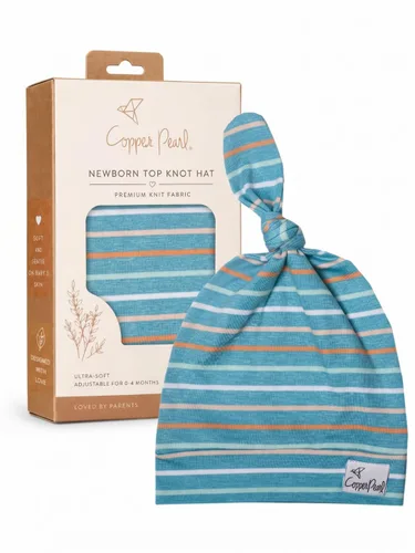 Vista 35 de Gorro de bebé con nudo superior elástico suave "Fern" por Copper Pearl