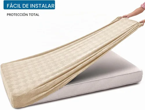 Vista 4 de Deep Dream - Funda elástica para cojines de sofá, funda protectora para muebles, funda para asiento de sofá (sofá extragrande, beige)