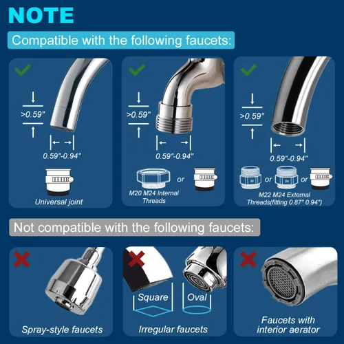 Vista 9 de ALTHY Sistema de filtración de agua de acero inoxidable, purificador de filtro de agua de 400 galones sin BPA para grifo de fregadero, certificado