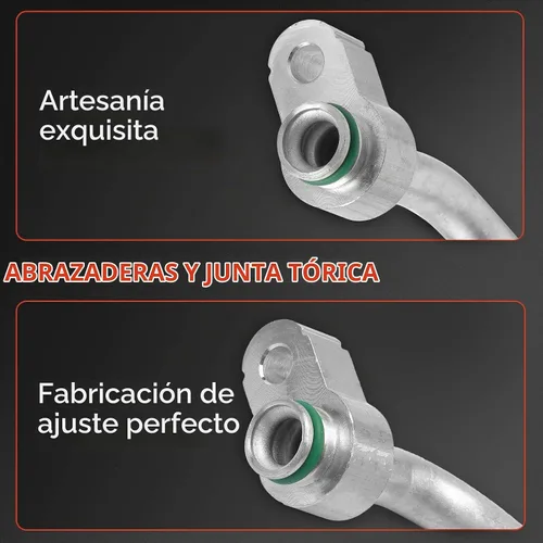 Vista 3 de A-Premium Conjunto de manguera de línea de descarga de A/C compatible con Honda Civic
