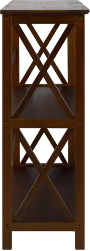 Vista 8 de Estantería con estantes para libros Casual Home Nogal