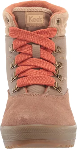 Vista 2 de Keds Botas de campamento de gamuza para mujer de sarga spalash terciopelo lluvia
