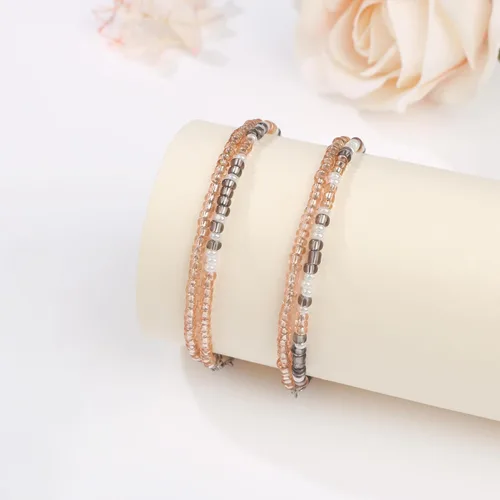 Vista 5 de JoycuFF Pulseras con código morse para mujeres y niñas, joyería para hija, mamá, mejores amigas, regalos inspiradores para niña, alma gemela, día