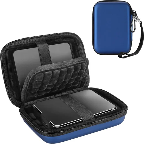 Vista 9 de ProCase Funda de disco duro de 2.5 pulgadas para Elements WD My Passport Canvio Basics Seagate Backup Plus Slim Expansion 1TB 2TB 3TB 4TB, estuche