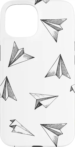 Vista 6 de Papel Avión Patrón Avión Avión Aviación Aviación Caso para iPhone 17