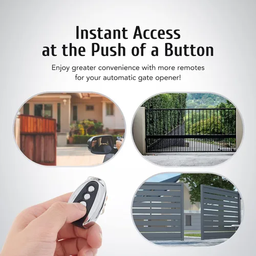 Vista 3 de CO-Z abridor de portones automático, juego de seguridad de acceso.