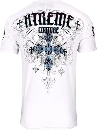 Vista 3 de Xtreme Couture por Affliction Men T-Shirt Classic Crest Biker MMA Gym S-4X $40