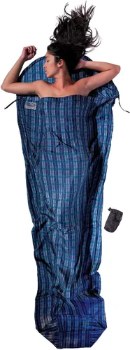 Vista 9 de COCOON Silk MummyLiner Sleeping Bag Liner Lightweight breathable silk, Temperature-regulating comfort, Mummy-shaped sleeping bag liner, Packs