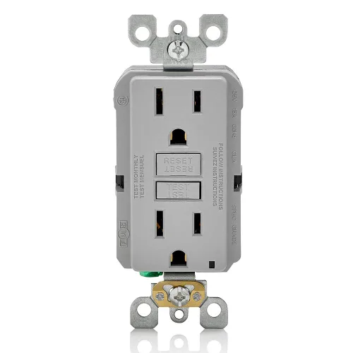 Vista 19 de Leviton SmartlockPro Interruptor con enchufe de doble polo receptáculo, AFTR1-E, 120.0 volts