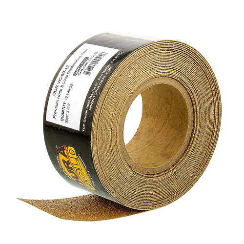 Vista 21 de Dura-Gold Premium – Oro de 40 Grano – Rollo de papel de lija continuo de Longboard con respaldo de gancho y bucle, 2-3/4 pulgadas de ancho, 12