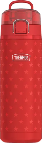 Vista 10 de THERMOS ICON SERIES, botella de agua de acero inoxidable con boquilla, 24 onzas, color verde alpino, botella de agua aislada al vacío con tapa