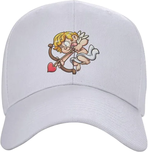 Vista 2 de Valentine's Day Angel Baseball Cap for Men Women Classic Solid Color Adjustable Dad Hat