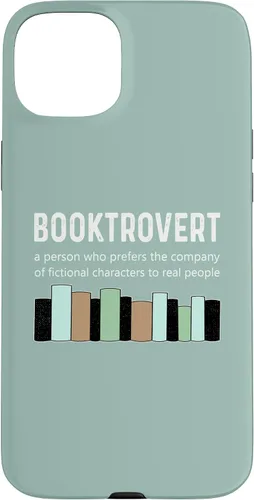 Vista 9 de Booktrovert Book Lover Book Worm Reading Nerd Bookshelf Case for iPhone 17