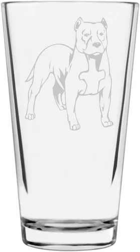 Vista 171 de Podenco Canario - Vaso de pinta de 16 onzas con temática de perro personalizado
