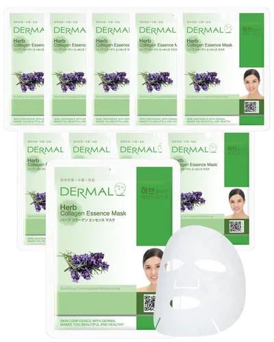 Vista 16 de DERMAL Acai Berry Collagen Essence - Mascarilla facial de 0.81 onzas (0.81 oz), paquete de 10 unidades – Hidratante y reafirmante mantiene la piel