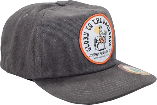 Vista 6 de Sendero Provisions Co. Sombrero Snapback al aire libre con Vaqueros Woven Patch Gris, Gris