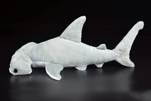 Vista 3 de TAMMYFLYFLY Hammerhead - Muñeco de peluche de tiburón marino