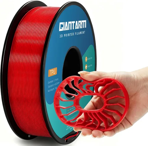 Vista 20 de GIANTARM Filamento de ácido poliláctico (PLA) para impresora 3D, carrete de 2.2 lbs, 0.07 in +/-0.001 in, 1080 pies por rollo, embalaje al vacío