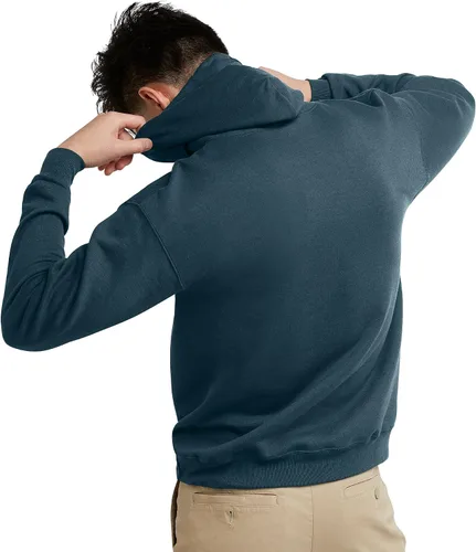 Vista 2 de Hanes EcoSmart Hoodie, Midweight Fleece, Pullover Hooded Sweatshirt for Men