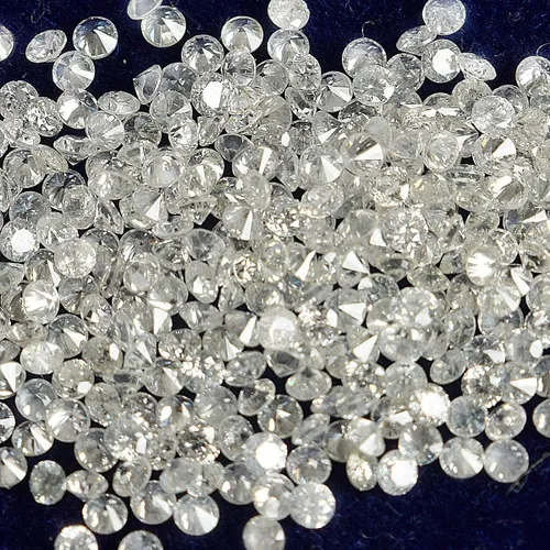 Vista 5 de GEMHUB Diamante CVD suelto cultivado en laboratorio, 0.118in, claridad VS1, color GH, 1.15 quilates, lote CVDHPHT, Diamante Cvd creado