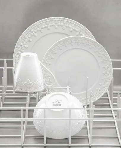 Vista 3 de Lenox 885669 Chelse Muse Fleur - Placa decorativa blanca
