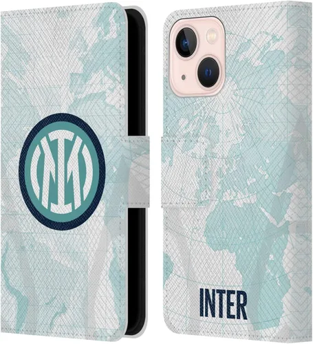 Vista 7 de Head Case Designs Officially Licensed Inter Milan Away 2025/26 Crest Kit Leather Wallet Case Compatible with Apple iPhone 11