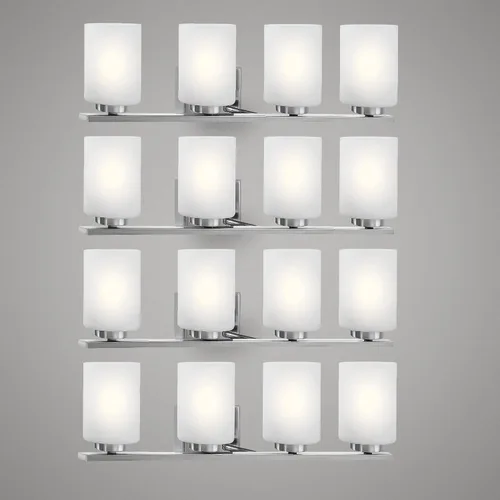 Vista 11 de ASD Accesorio de iluminación de tocador de montaje en pared de 3 luces Enchufe E26 de 60 W de 120 V Compatible con bombillas LED