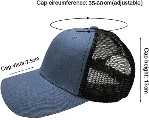 Vista 55 de Gorra de béisbol 100% algodón clásico deportivo casual gorra de golf Sunhat tamaño ajustable