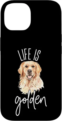 Vista 4 de Funda para iPhone 17 con diseño Golden Retriever para amantes de los perros y padres de mascotas
