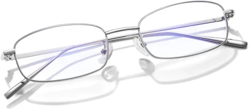 Vista 8 de Anteojos retro con bloqueo de luz azul, ligeros estilo sirena, protección anti fatiga ocular, para TV, computadora, juegos, para mujeres y hombres