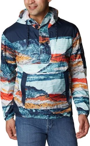Vista 14 de Columbia Cortavientos Challenger para hombre pepita dorada/verde piedra