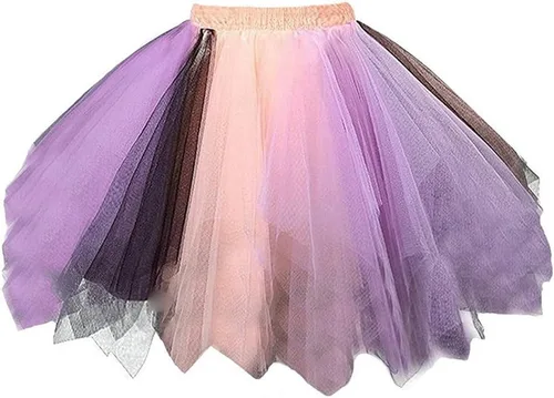Vista 63 de Falda tutú de ballet para disfraz de fiesta de mujer