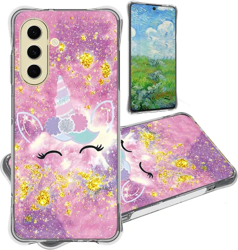 Vista 60 de jioeuinly JSF-DJS - Funda compatible con Nothing Phone 2a con protector de pantalla de vidrio templado, policarbonato duro + silicona suave, soporte