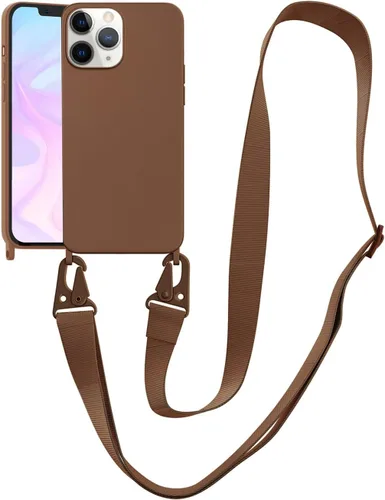 Vista 163 de Funda compatible con iPhone 8 Plus, iPhone 7 Plus/6 Plus/6S Plus con cordón, funda cruzada para iPhone con correa ajustable de silicona para iPhone