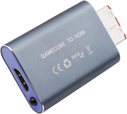 Vista 5 de Kacenray Adaptador HDMI para Gamecube Running GCVideo Software HDMI Convertidor de línea doble digital a HDMI GC2HDMI para Nintendo Gamecube NGC