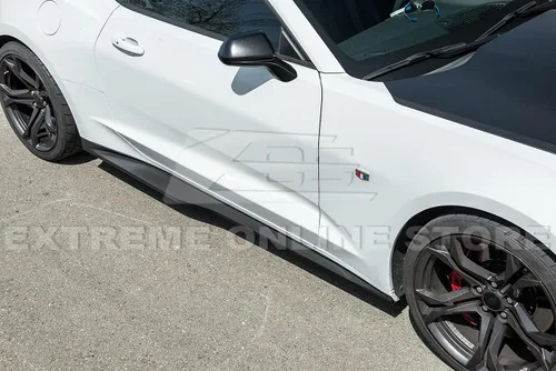 Vista 6 de Repuesto para modelos Chevrolet Camaro SS 2016 actuales / LT LS RS 2019 actuales Par de paneles basculantes para parachoques delantero estilo ZL1