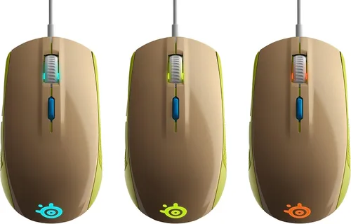 Vista 5 de SteelSeries Rival 100 ratón óptico para juegos color verde