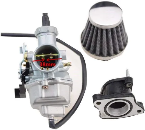 Vista 2 de GOOFIT Reemplazo del colector de admisión de filtro de aire de carburador de 1.063 in para 4 tiempos CG 100cc 125cc 150cc 200cc 250cc Dirt Bike ATV