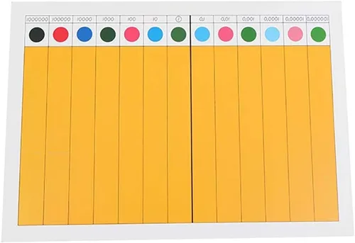 Vista 6 de Kghios Juguetes de matemáticas Montessori Materiales Fracción decimal