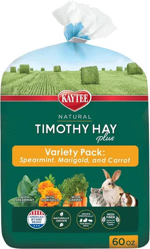 Vista 19 de Alimento para mascotas con zanahoria de heno de Fleo de Kaytee, Verdes