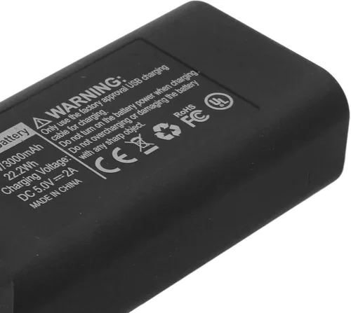 Vista 7 de RC Drone Batería de litio 7.4V 3000mAh Drone Reemplazo de batería para LYZRC L800 PRO2 (negro)