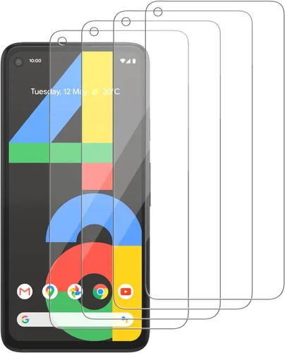 Vista 8 de Paquete de 4 protectores de pantalla de vidrio compatibles con Google Pixel 3 XL [dureza 9H], vidrio templado para pantalla HD, resistente a