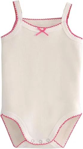 Vista 6 de Body sin mangas con tirantes delgados para bebés y niñas, de algodón, paquete de ropa de verano para bebé
