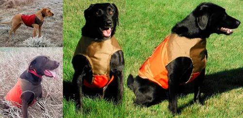 Vista 6 de CUGA Chaleco Serious Protection for The Active Dog (MED, Naranja/Coyote)
