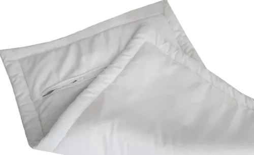 Vista 3 de Funda de repuesto de poliéster alternativo con cremallera de repuesto para almohada de tamaño estándar a queen